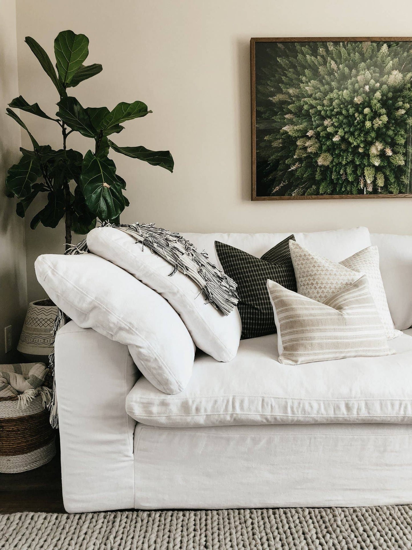 Hunter Plaid Pillow Cover