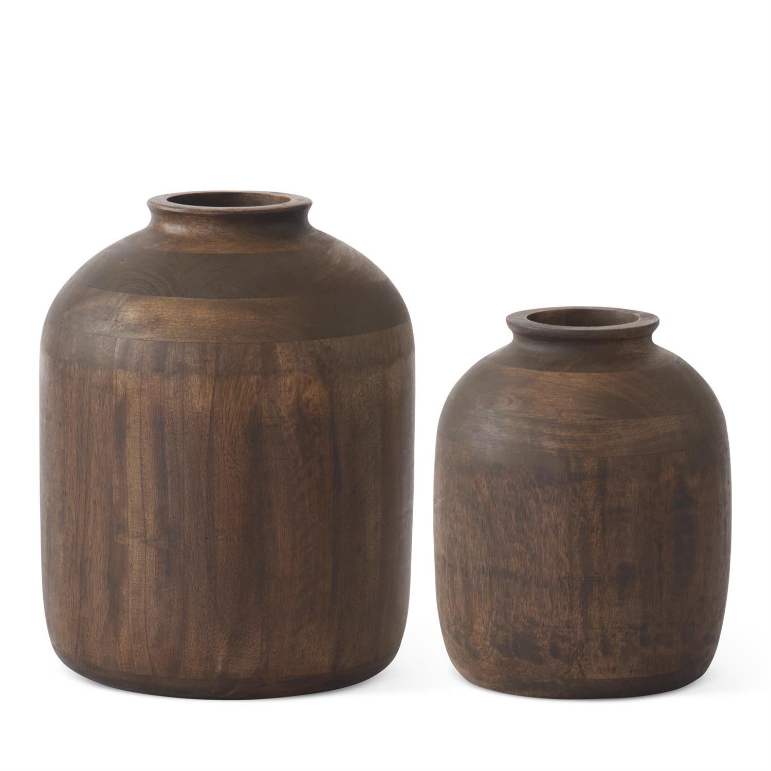 Dark Mango Wood Vase