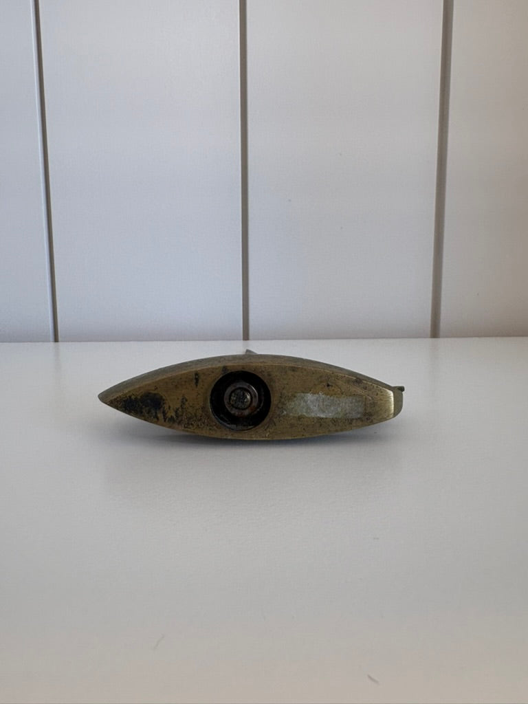 Small Brass Sailboat Paperweight