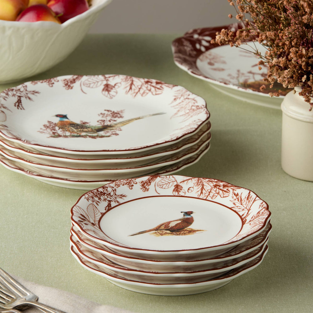 Pheasant Grove Salad Plate 8.5"
