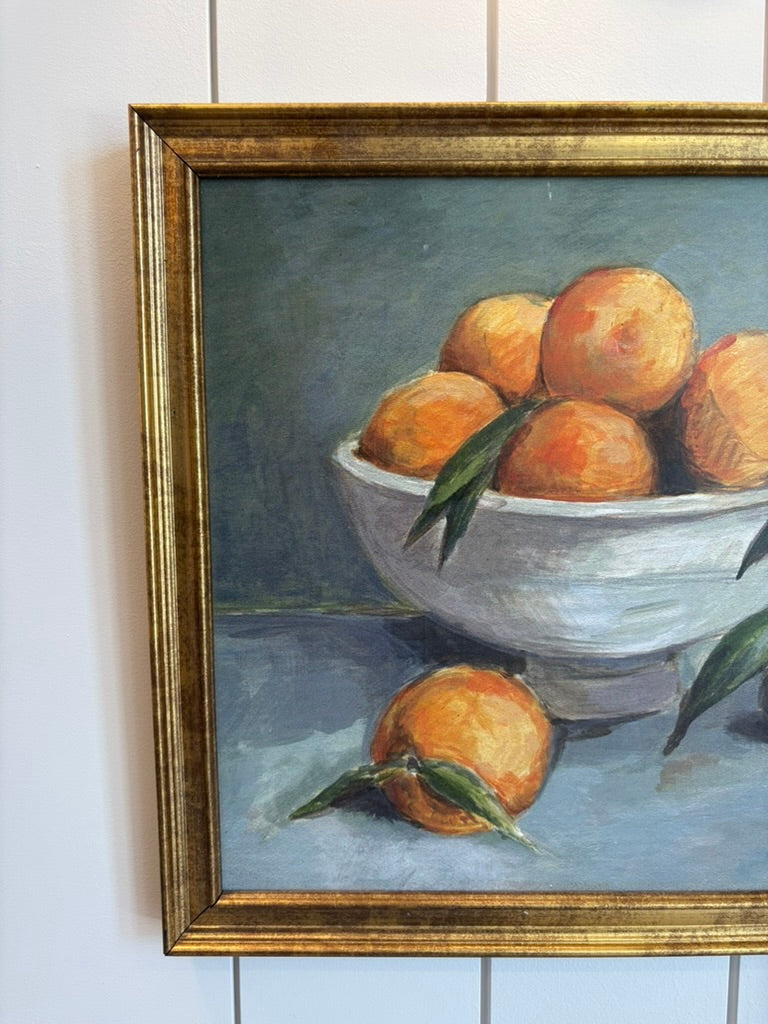 Orange Still Life Painting