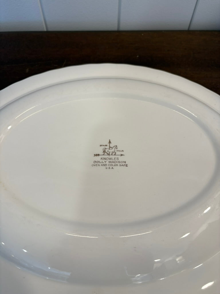 Edwin Knowles Dolly Maddison Serving Platter