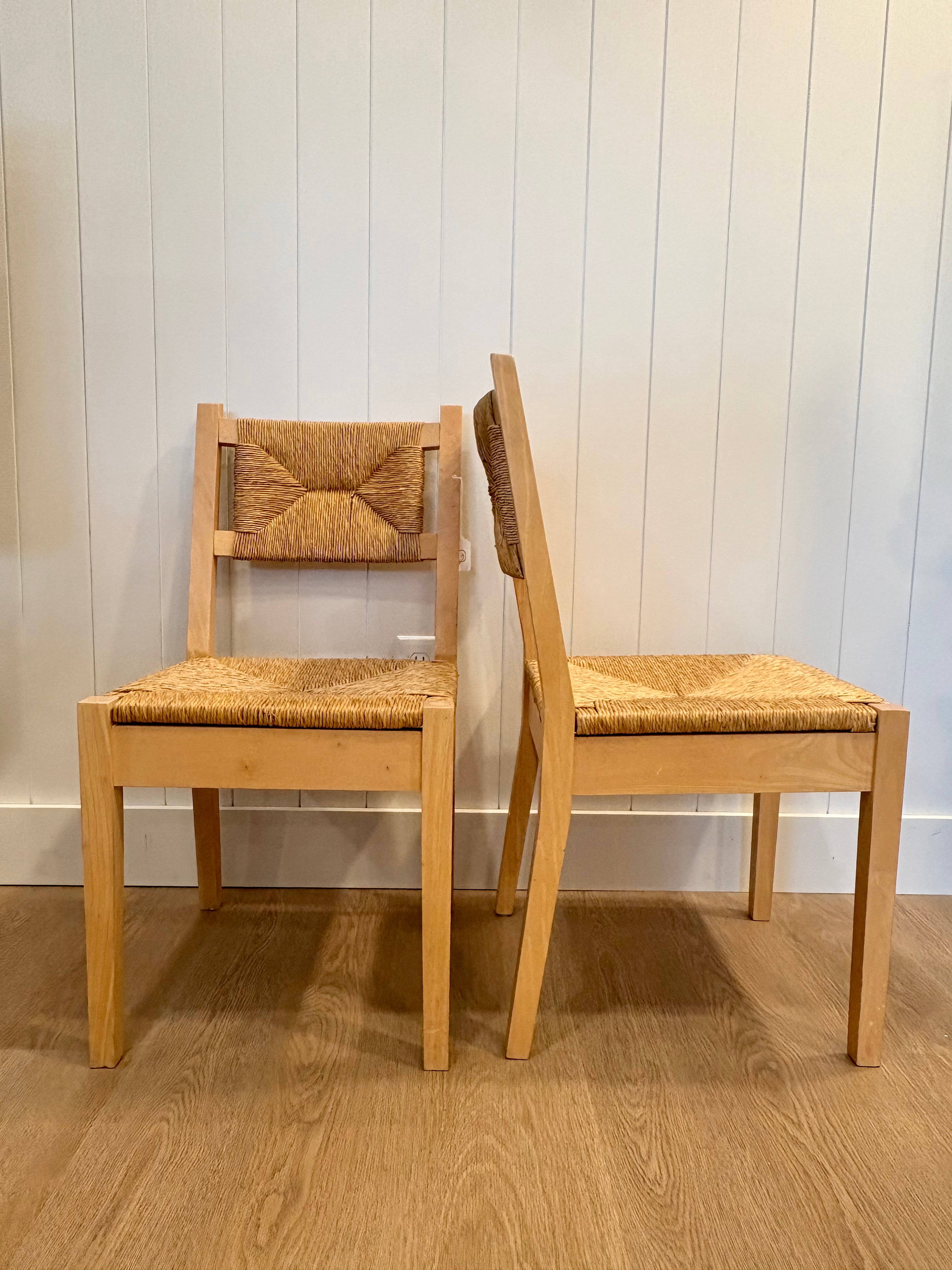 Wood & Rattan Chair