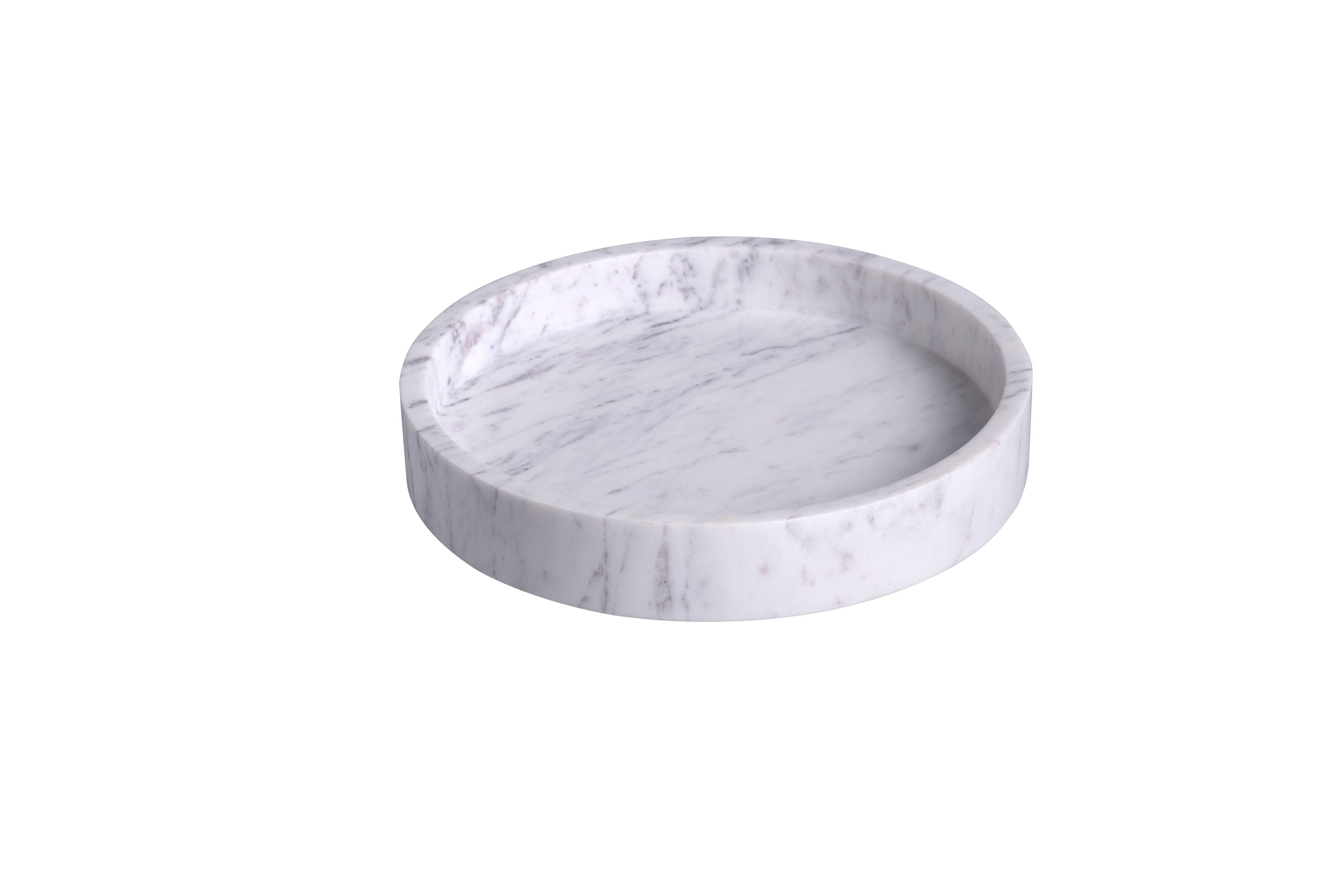 Round Marble Tray