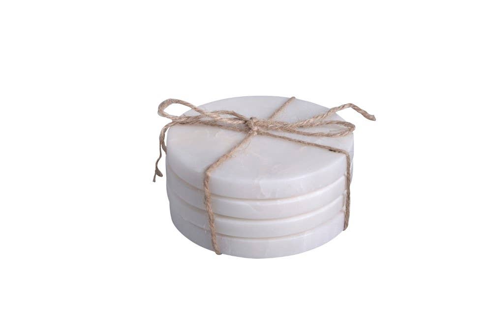 Marble Round Coasters (Set of 4)