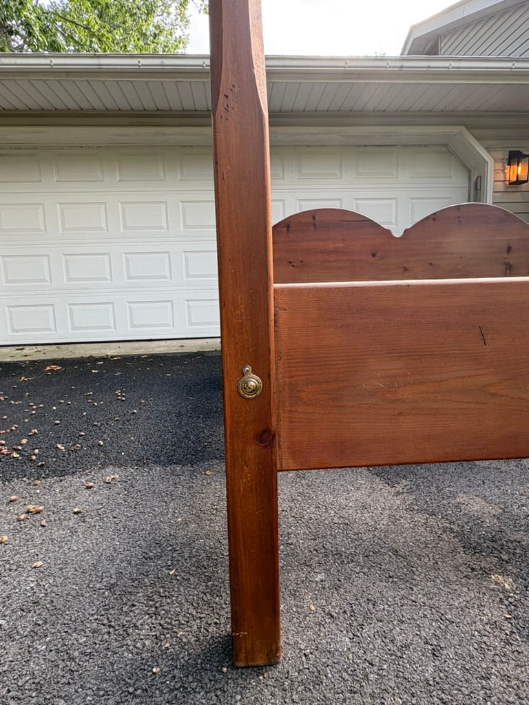 Solid Pine Four Poster Pencil King Bed Frame