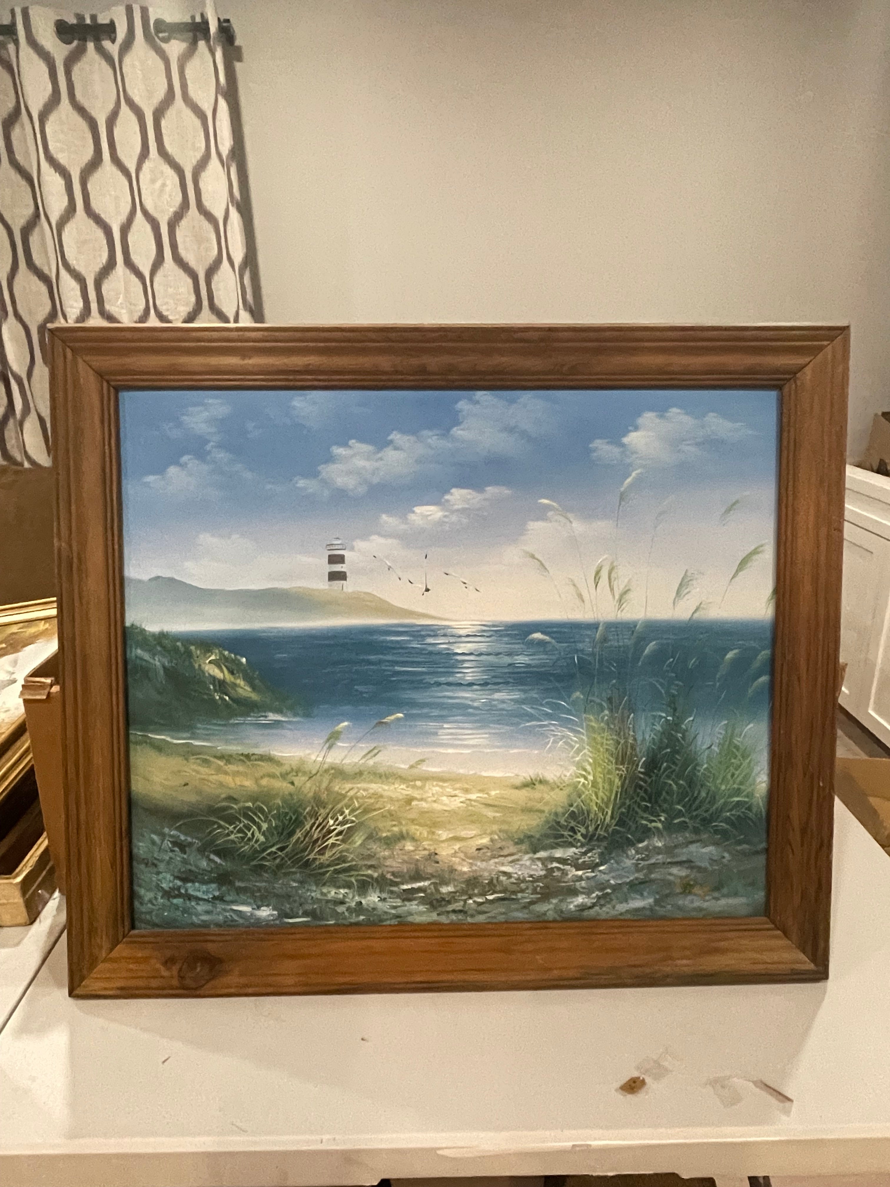 Coastal Oil Painting