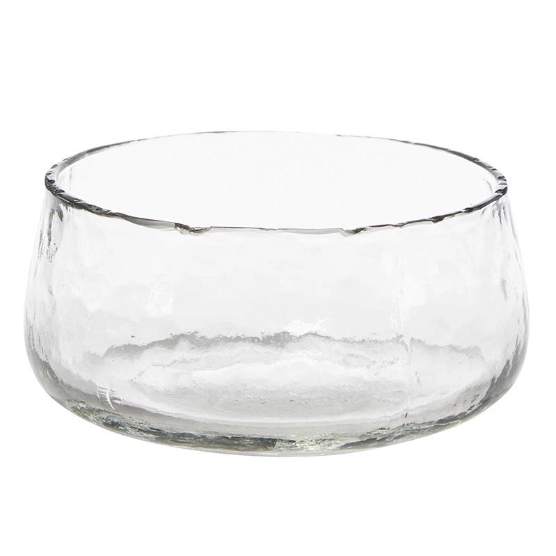 Hammered Glass Bowl