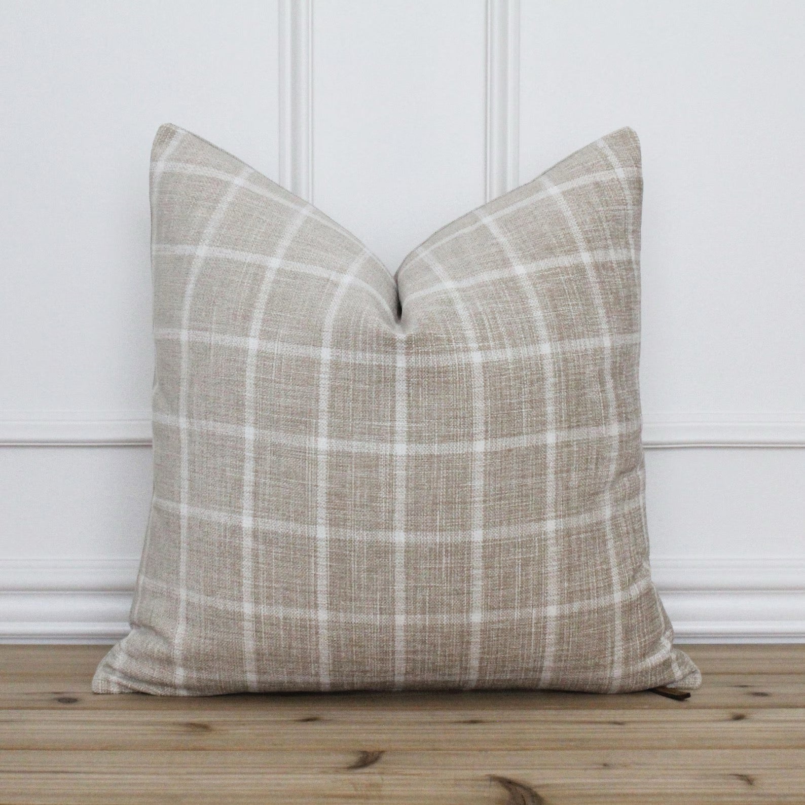 Tan Plaid - 20x20