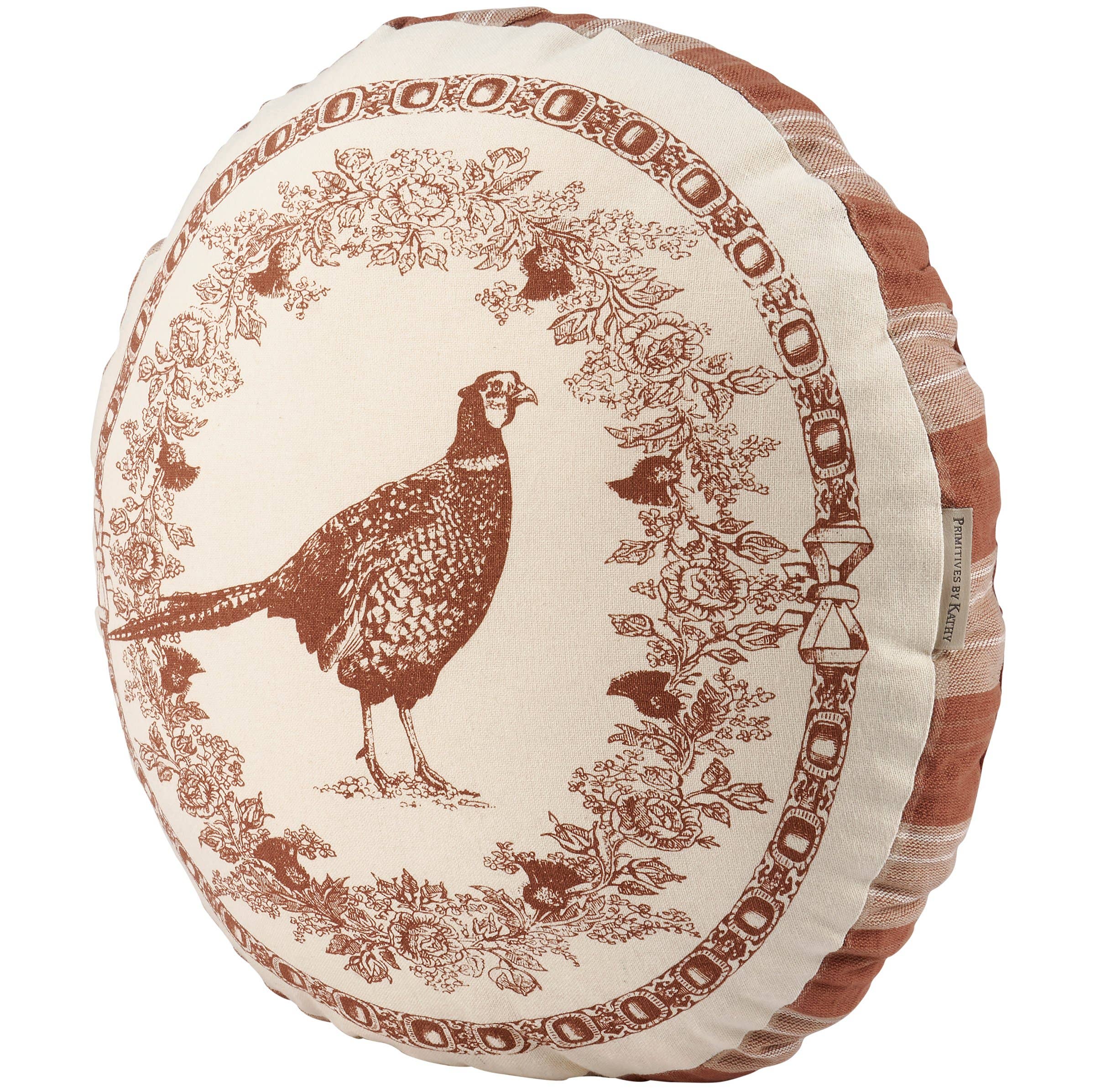 Pheasant Round Pillow