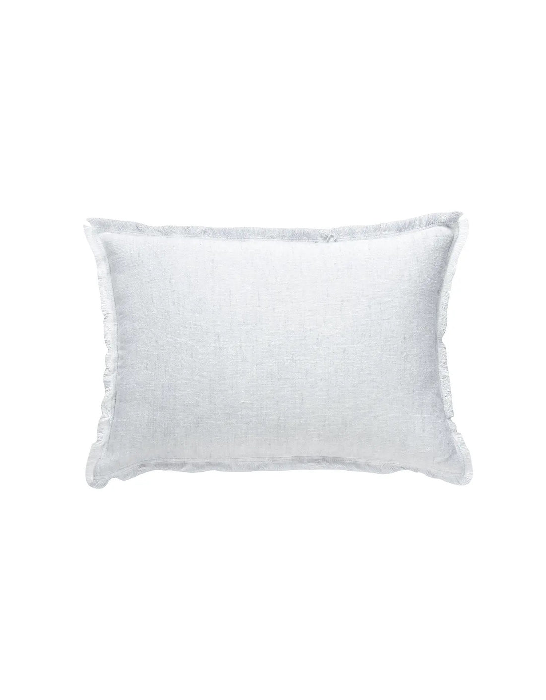 Light Grey Linen Pillow - 20x14