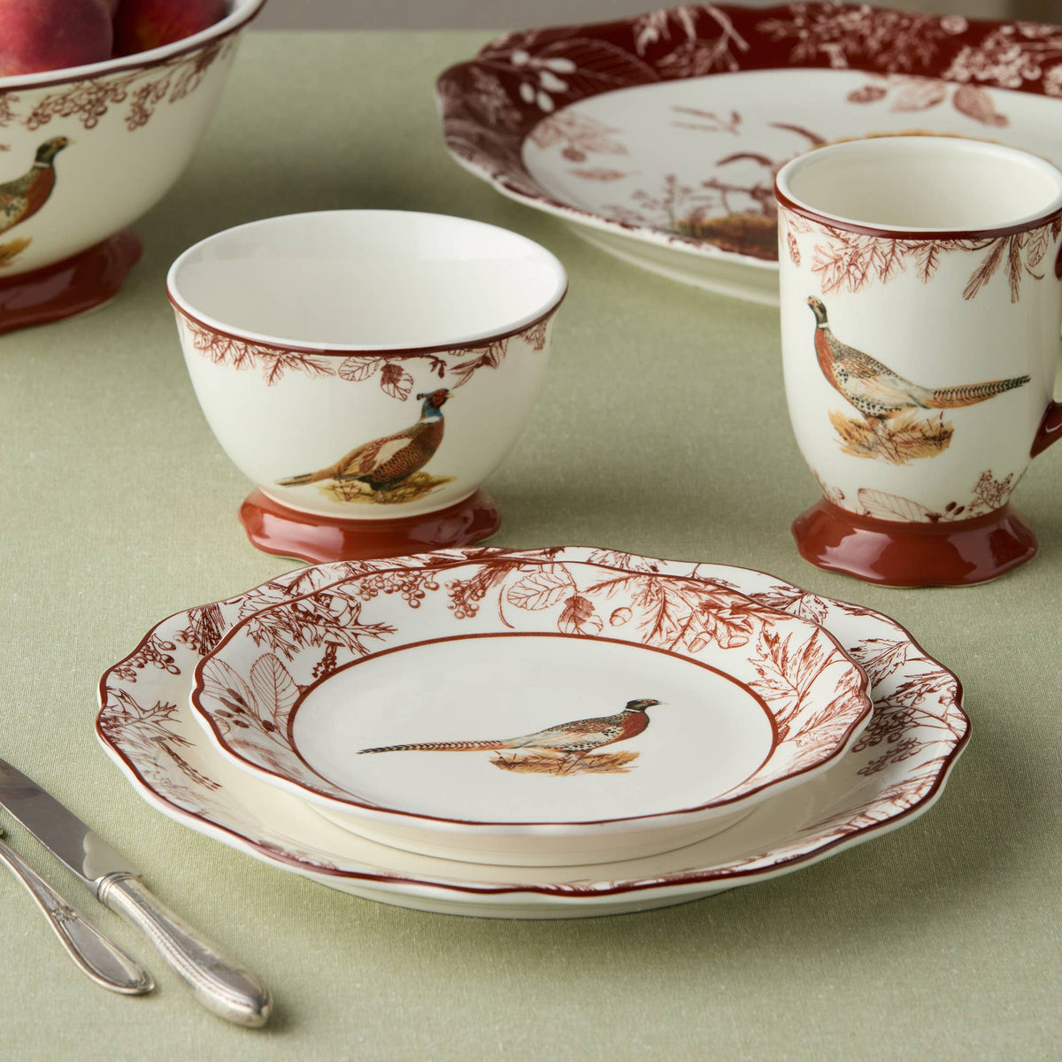 Pheasant Grove Salad Plate 8.5"