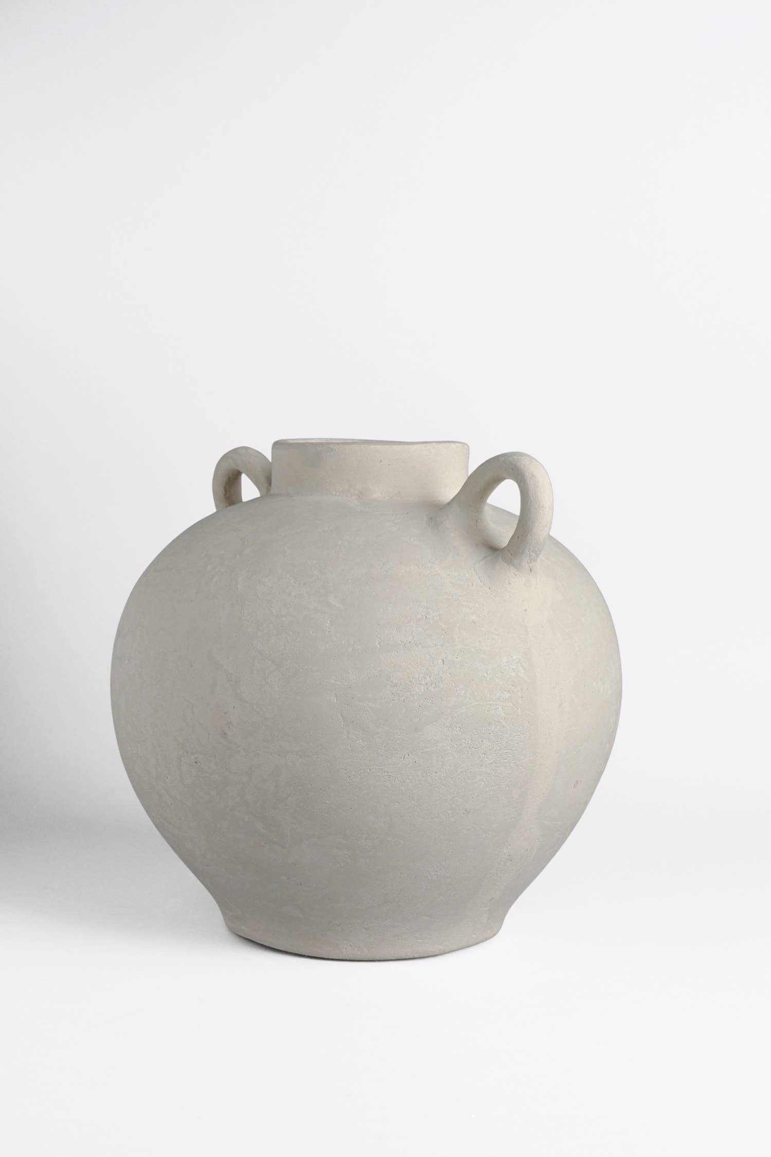 Paper Mache Vase w/ Handles