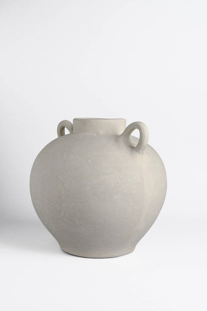 Paper Mache Vase w/ Handles