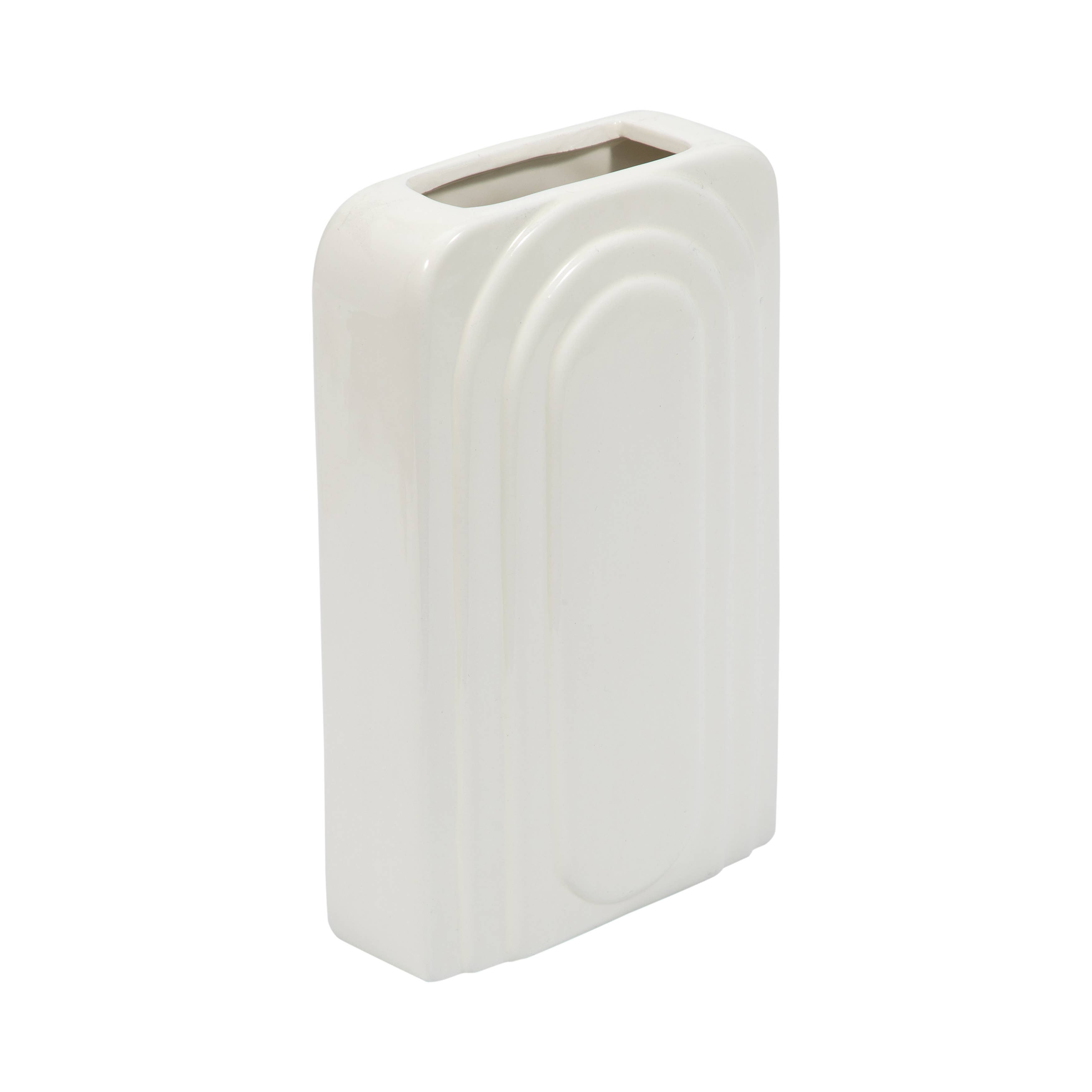 Ceramic Etched Arch Vase