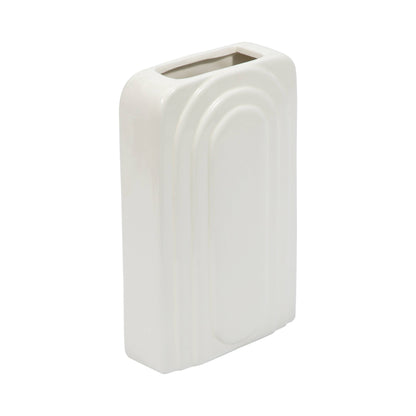 Ceramic Etched Arch Vase