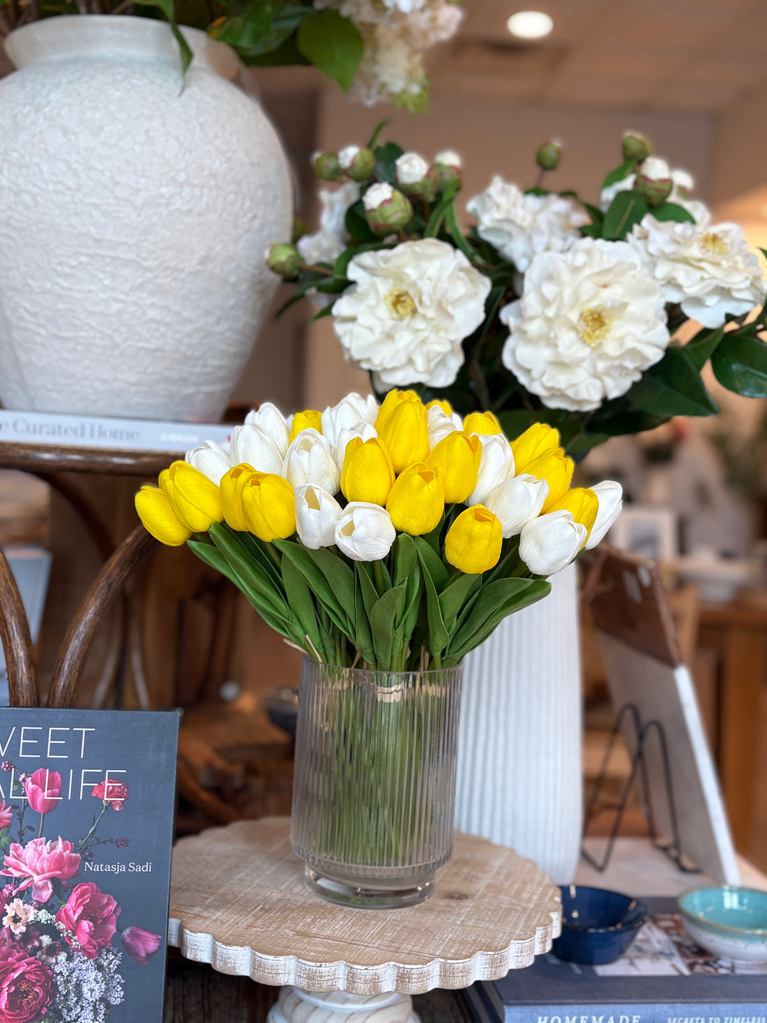 Yellow &amp; White Tulip Bundle