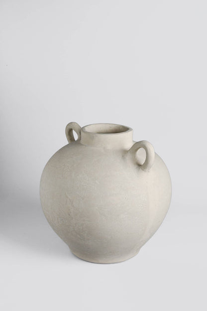 Paper Mache Vase w/ Handles