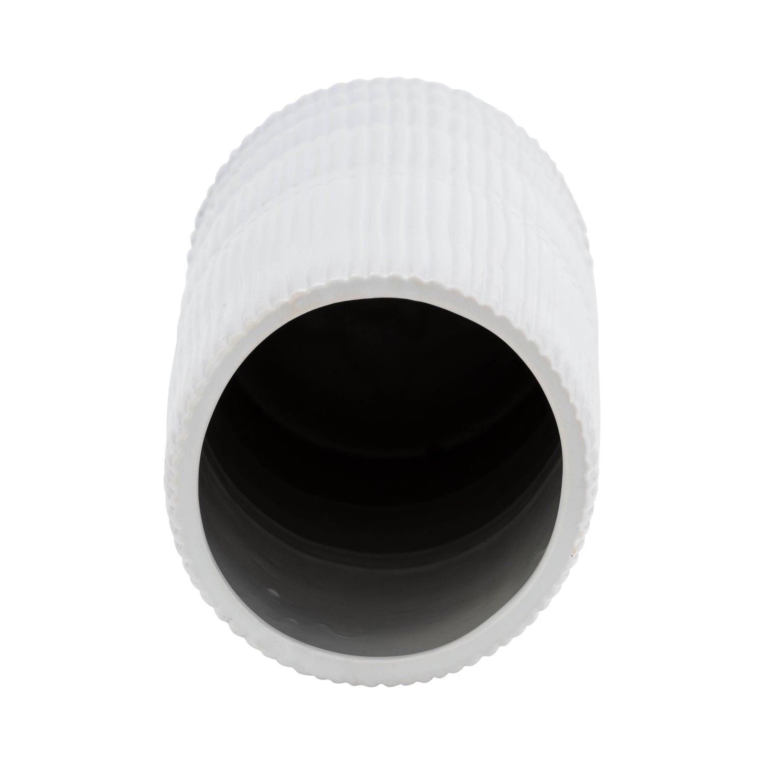 White Ceramic Lined Vase