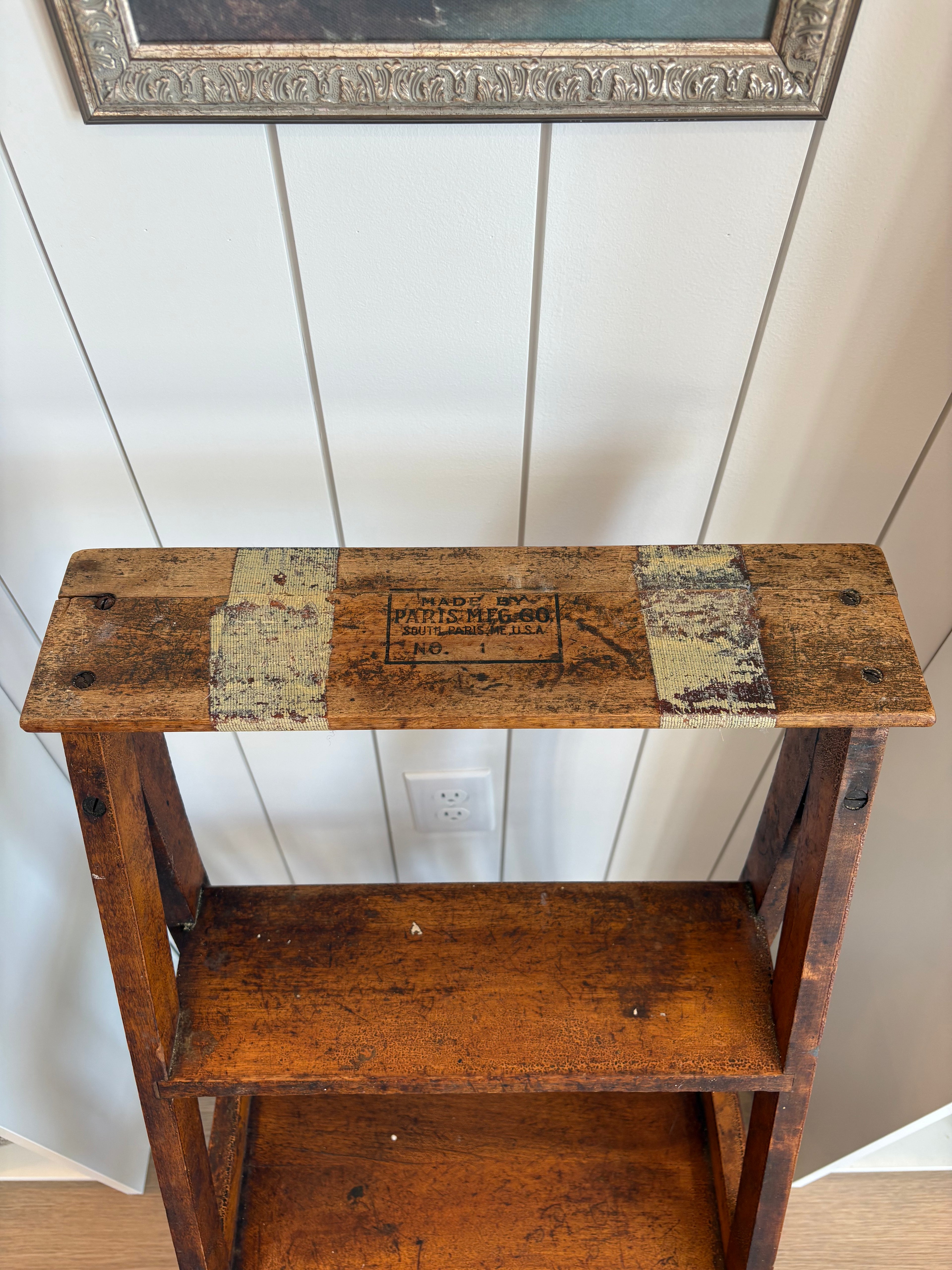Vintage Folding Chair Ladder