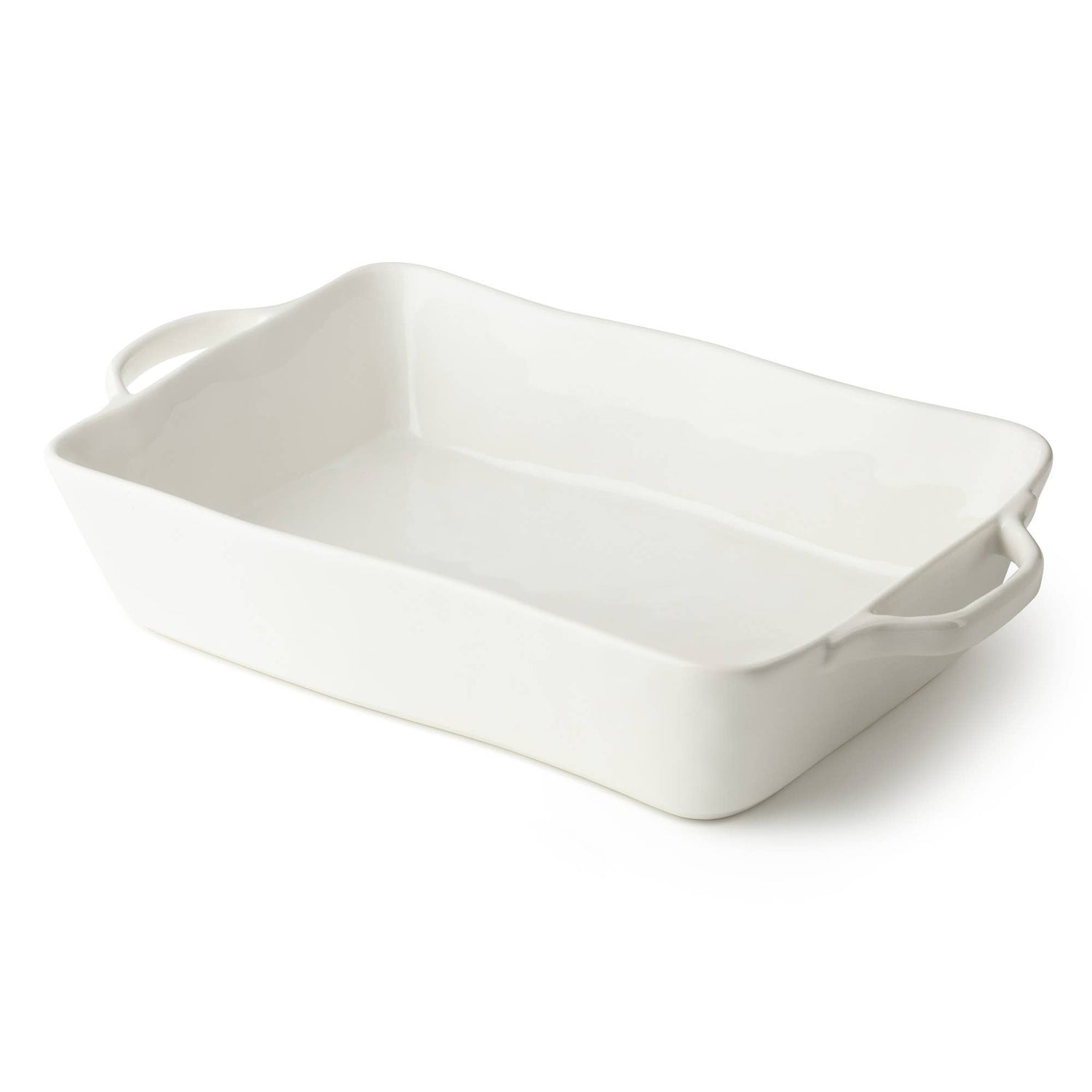 Linen Cream Ceramic Baker