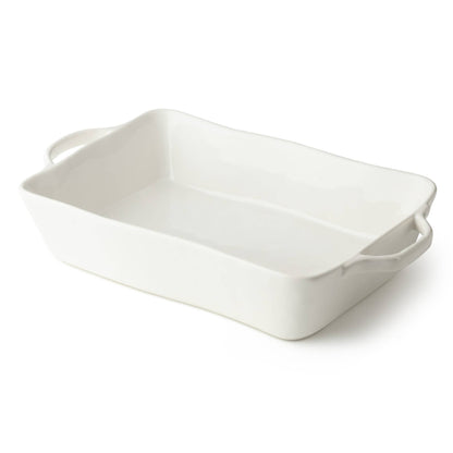 Linen Cream Ceramic Baker