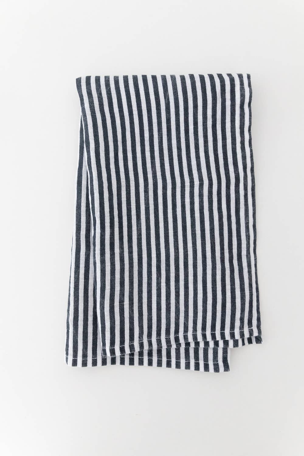 Stripe Tea Towel - Navy