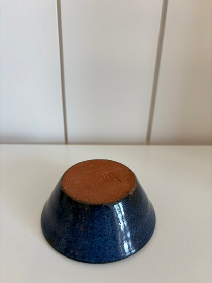 Ceramic Blue Glazed Dish (Small)