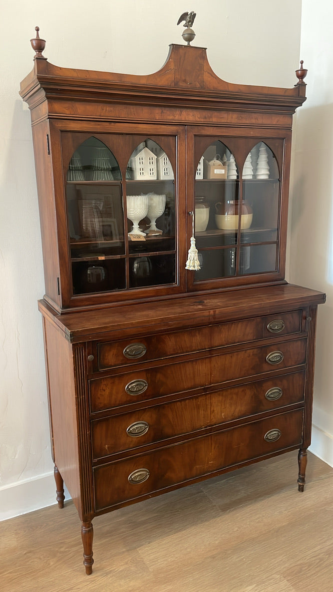 Antique Secretary Cabinet