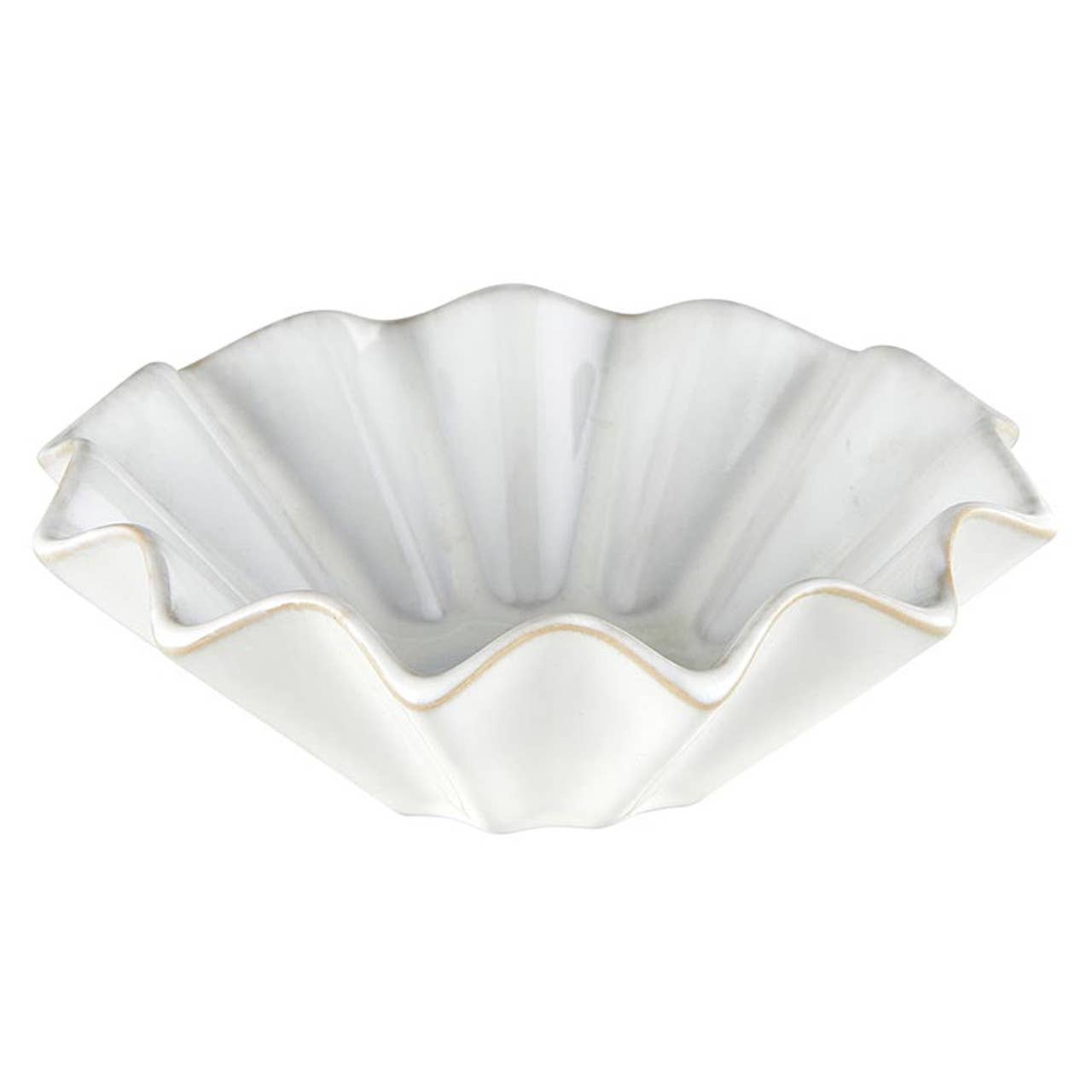 Ceramic Ruffle Bowl