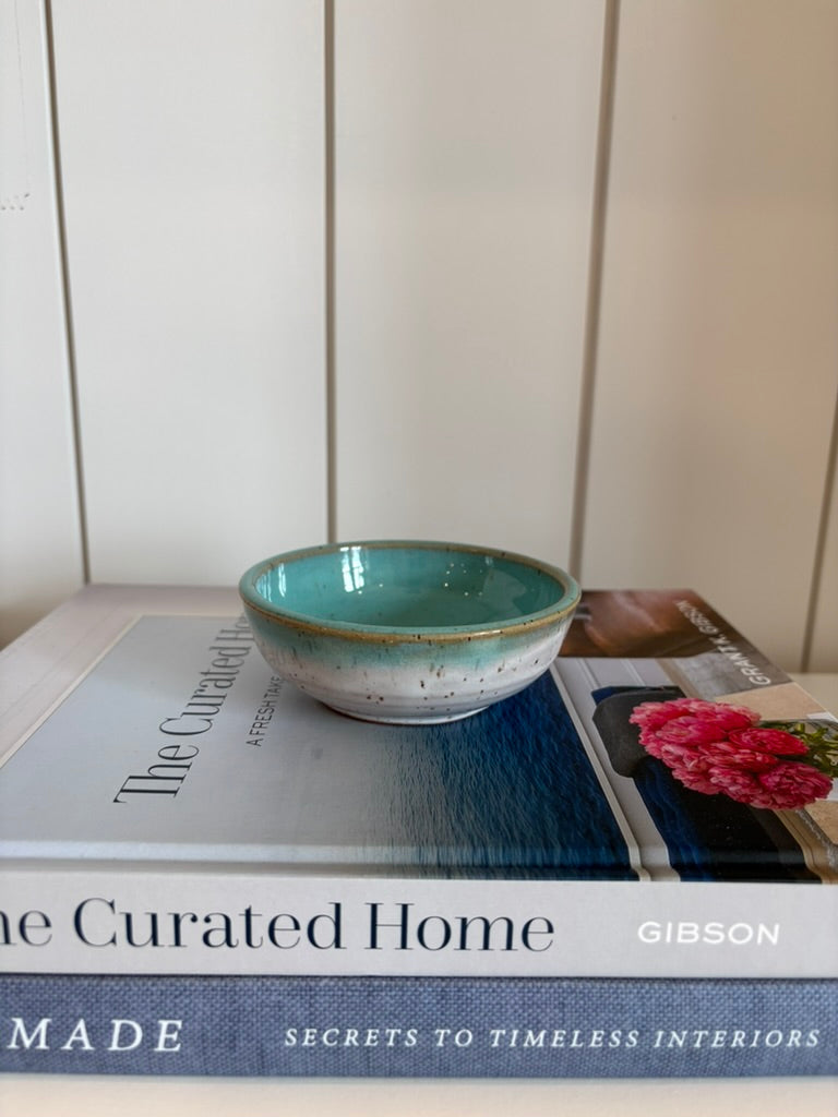 Small Glazed Stoneware Bowl