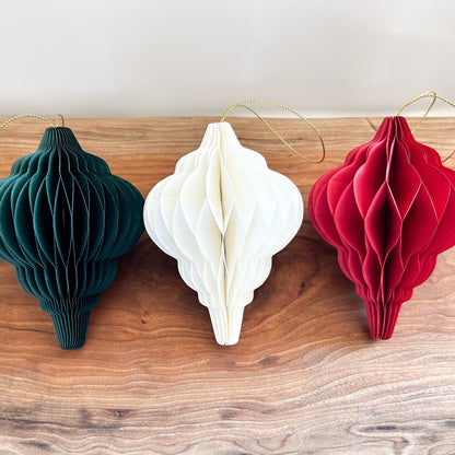 Paper Christmas Ornaments