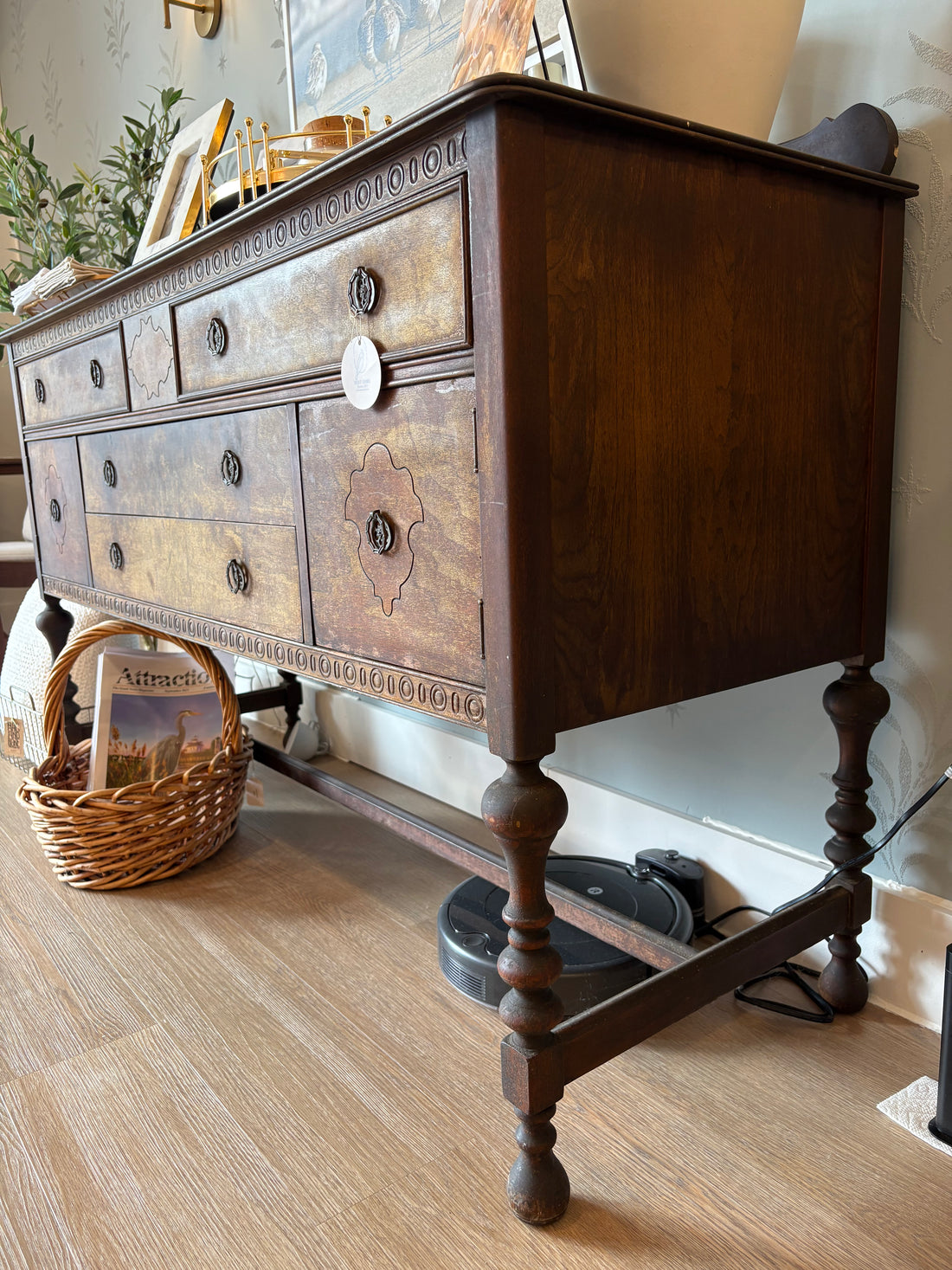 Antique Tudor Buffet