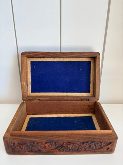 Carved Wooden Box