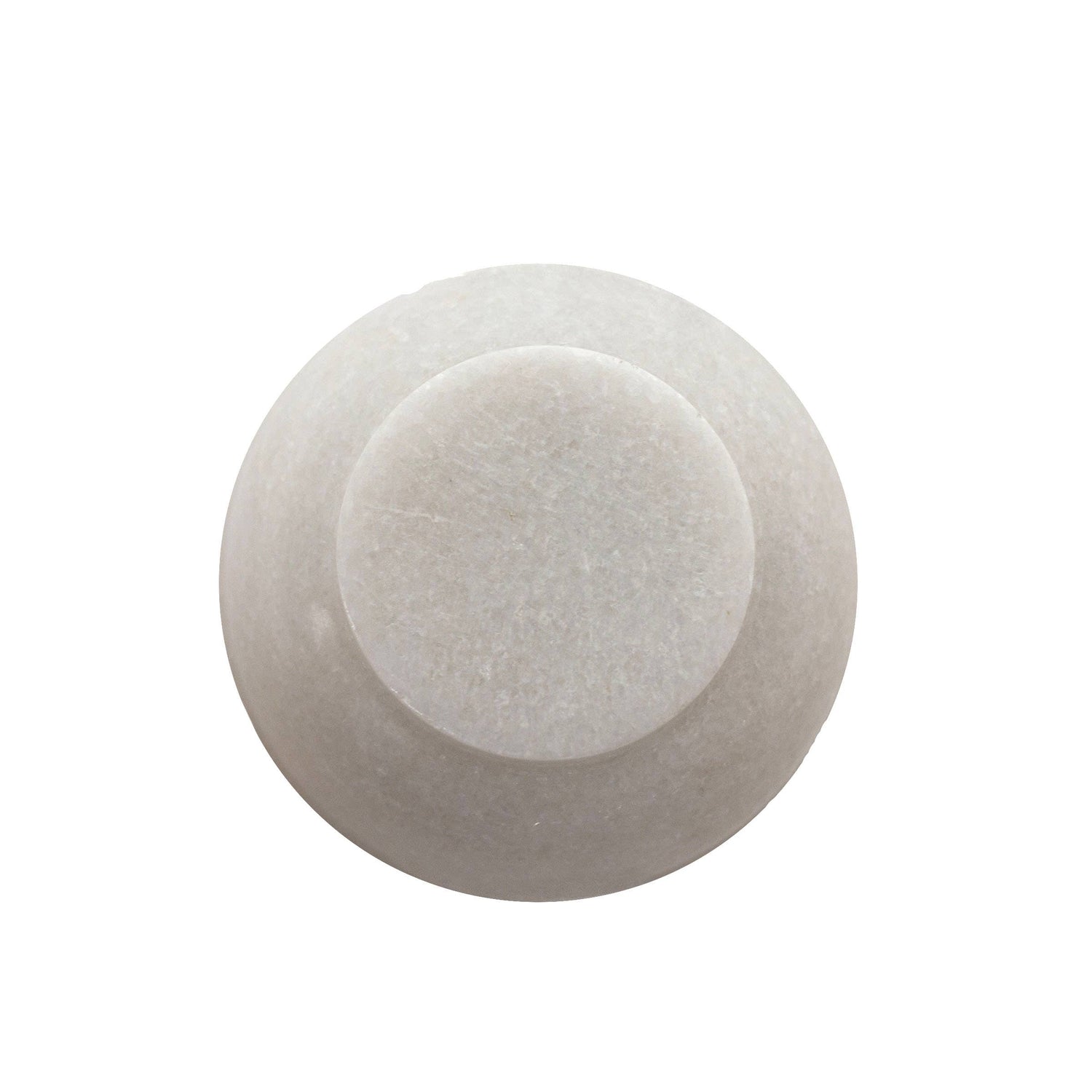 Fleur White Marble Pinch Bowl