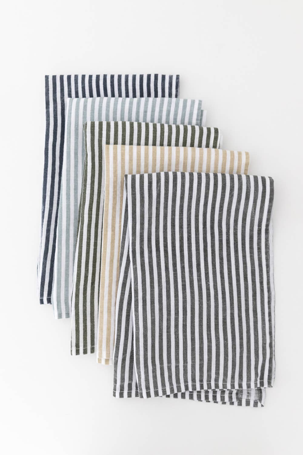 Stripe Tea Towel - Navy