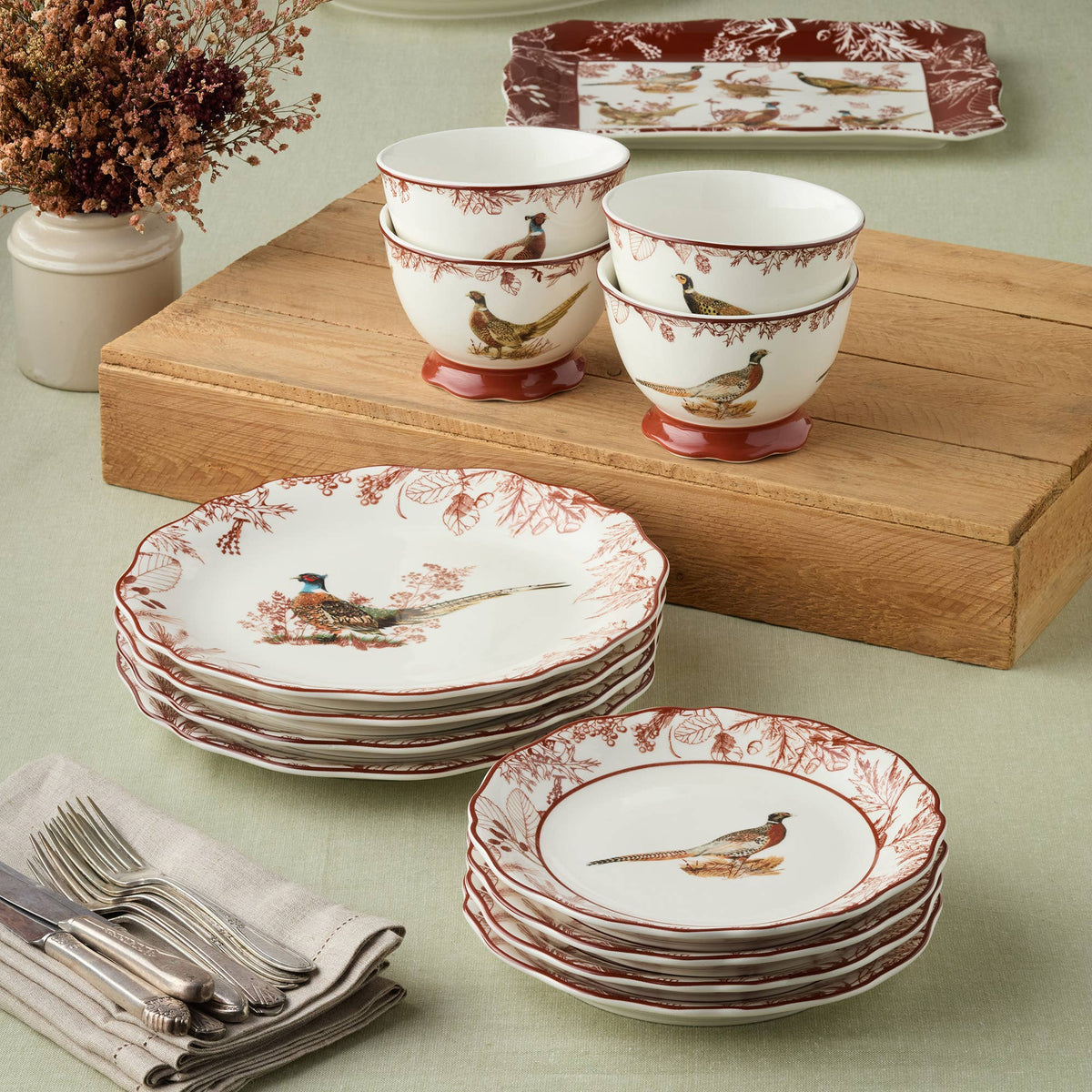Pheasant Grove Salad Plate 8.5"