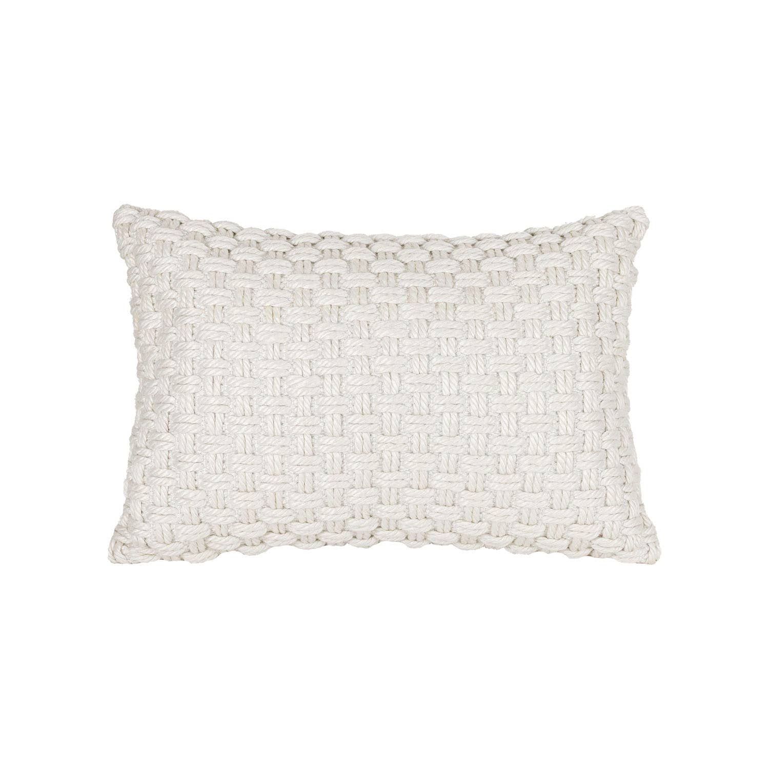 Hand Woven Knotted Pillow - 16x24
