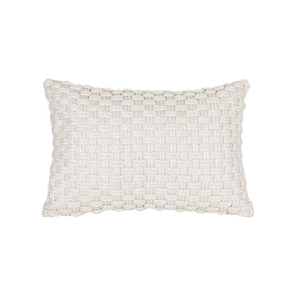 Hand Woven Knotted Pillow - 16x24