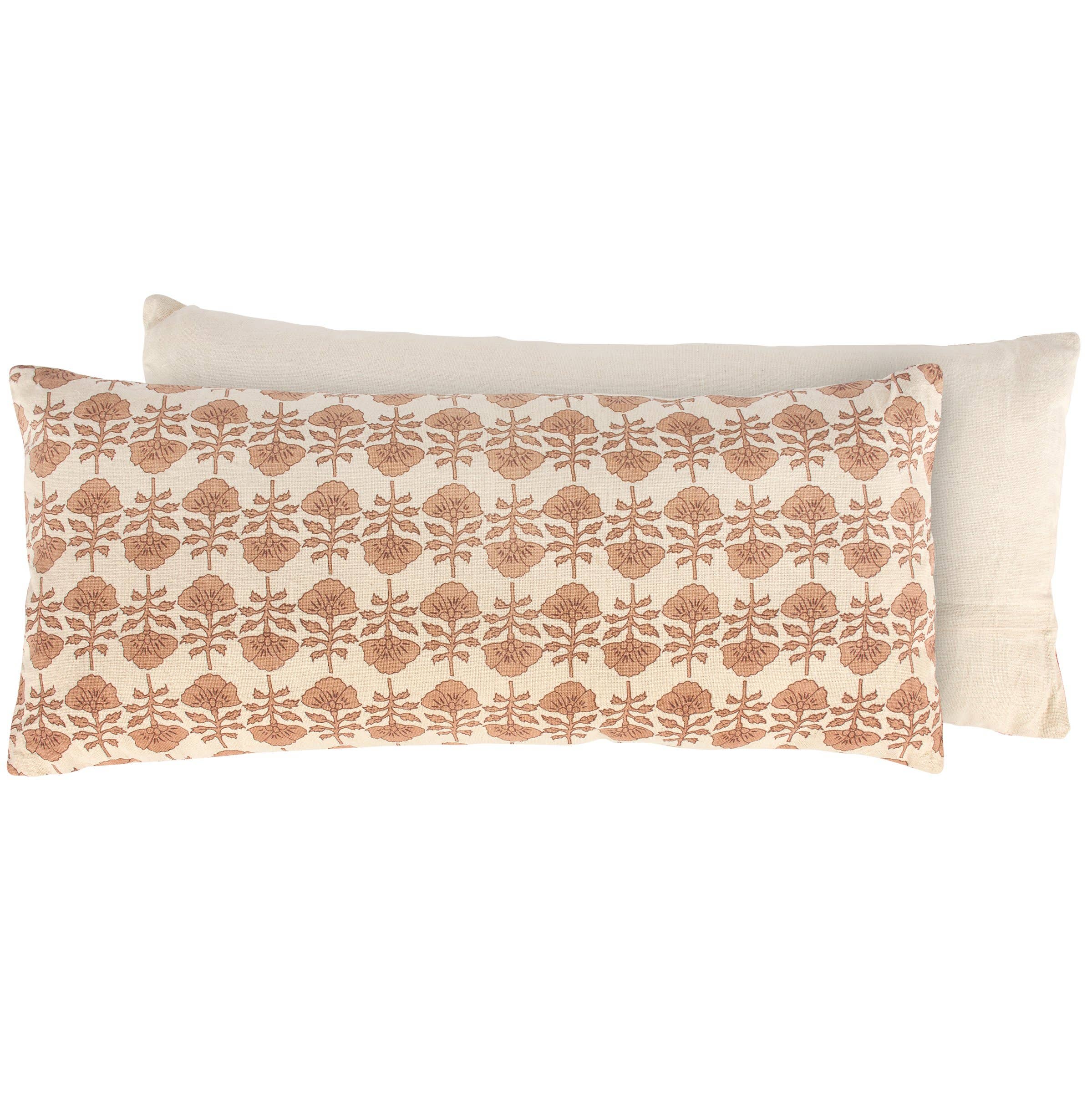 Fall Floral Bolster Pillow