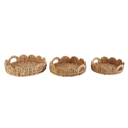 Scalloped Woven Tray