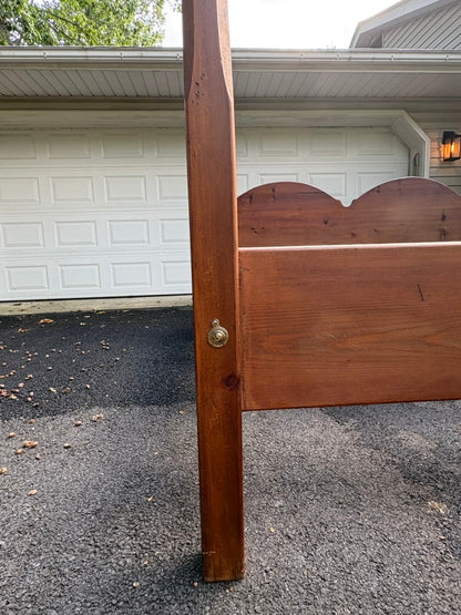 Solid Pine Four Poster Pencil King Bed Frame