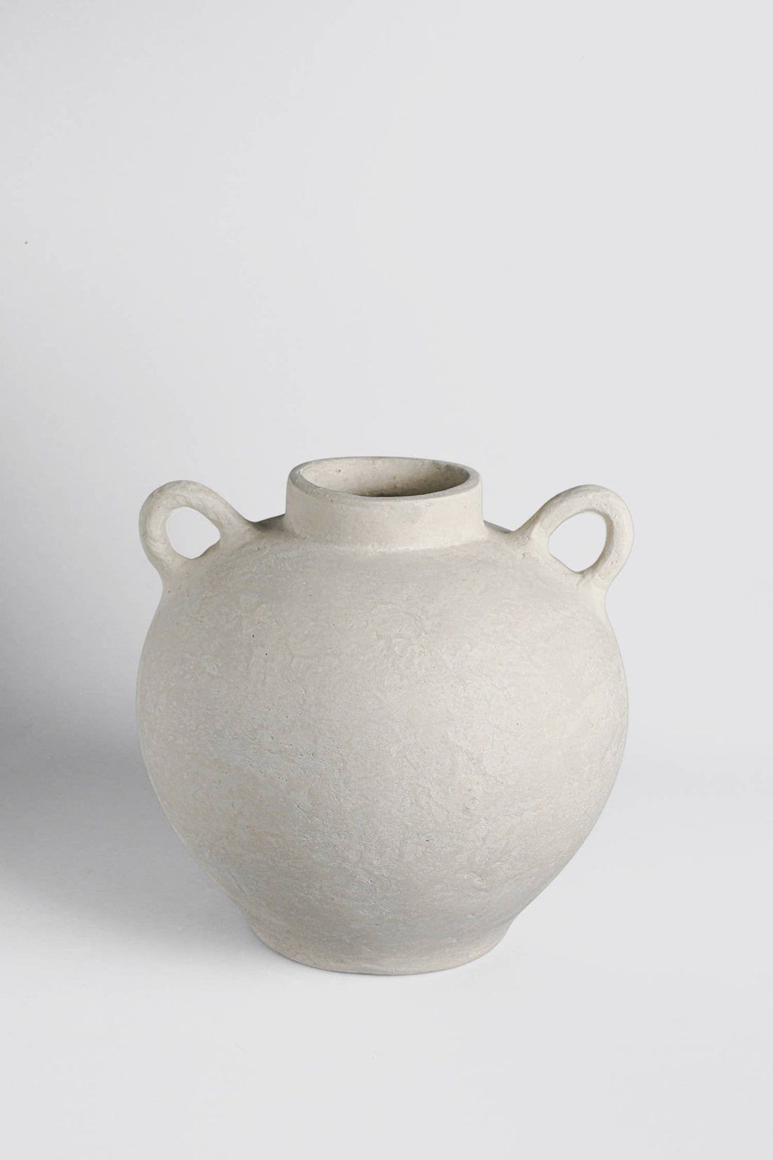 Paper Mache Vase w/ Handles