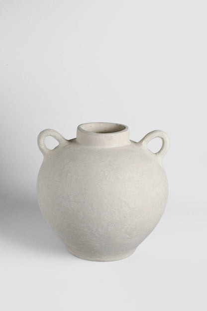 Paper Mache Vase w/ Handles