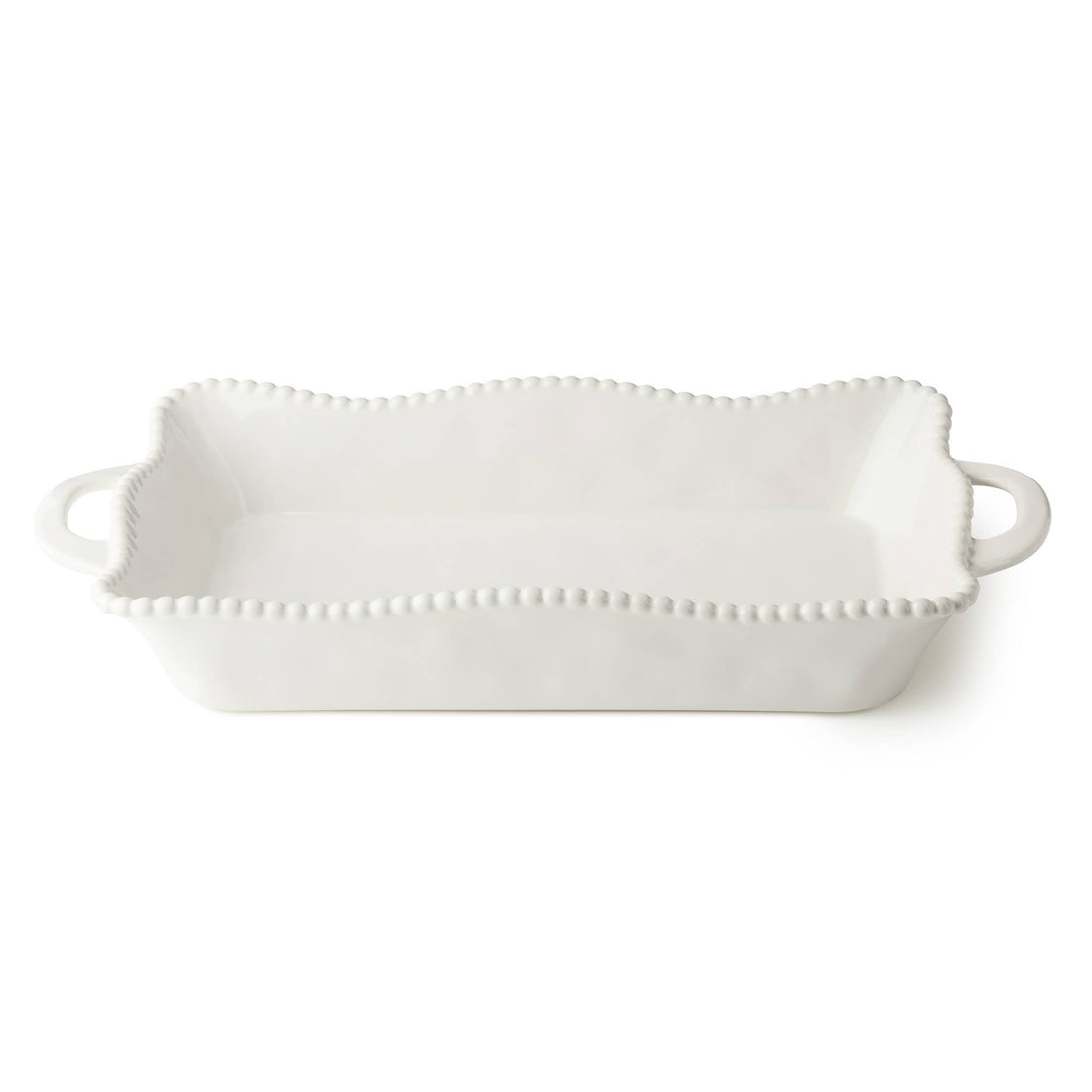 Perlette Cream Rectangular Baker
