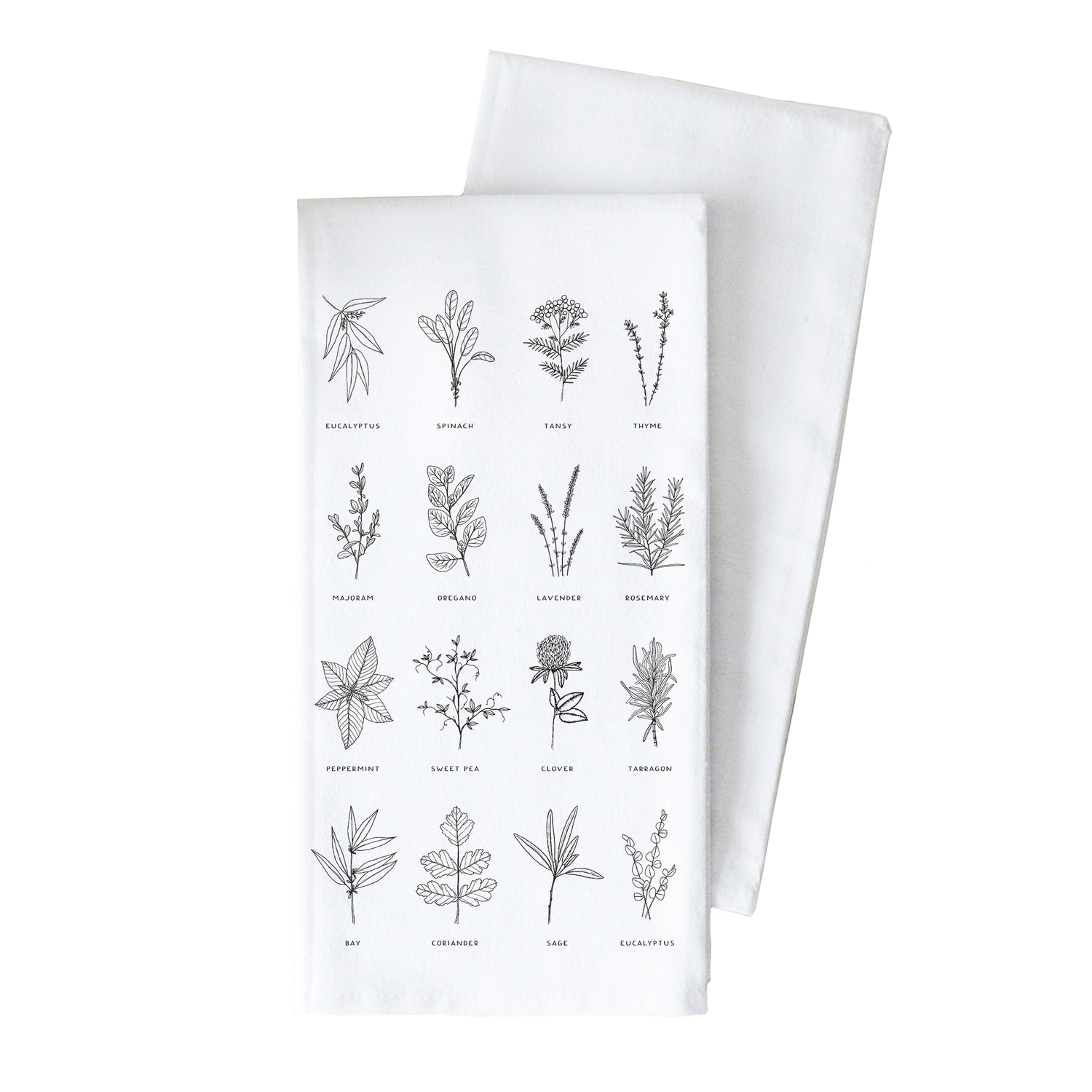 Herbs Tea Towel