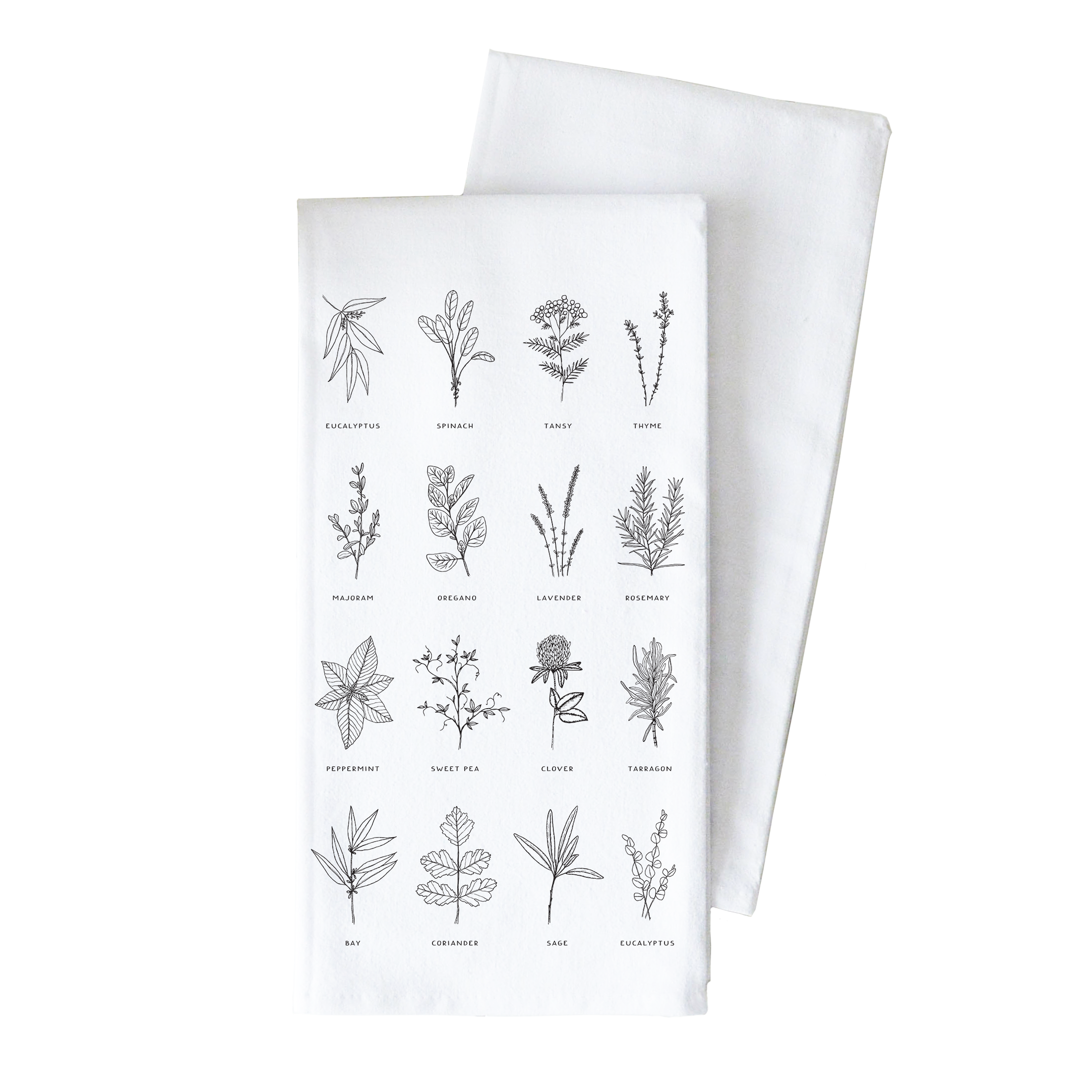 Herbs Tea Towel