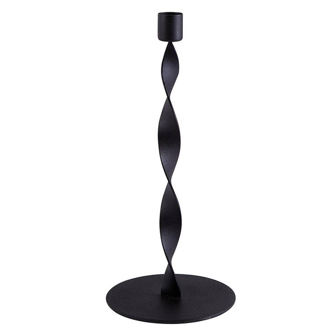 Iron Twisted Candleholder