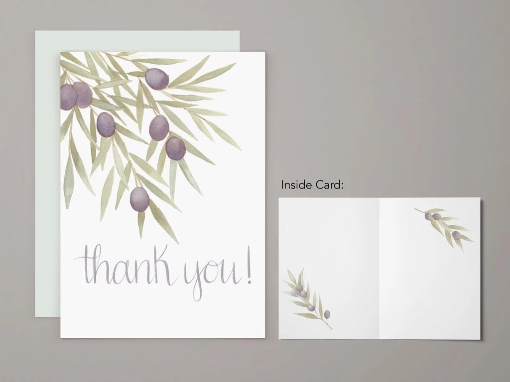 Thank You Olive Card