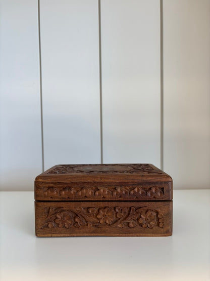 Carved Wooden Box